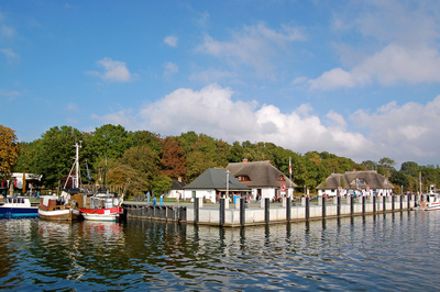 Hafen von Kloster auf Hiddensee