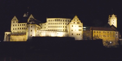 Schloss Colditz nachts