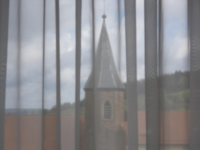 verhangener Kirchturm