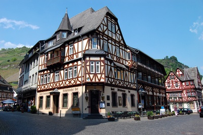 Bacharach, Fachwerkhaus "Altes Haus" von 1368