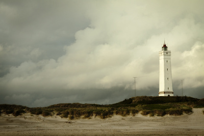 Leuchtturm in Blavand, Dänemark