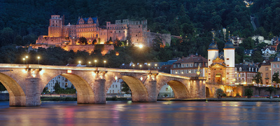 Heidelberg Alte Brücke und Schloss