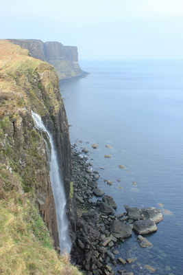 Atemberaubende Klippen am Kilt Rock, Isle of Skye