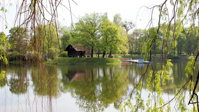 Der Adolf-Mittag-See in Magdeburg