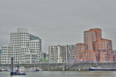 Gehry-Bauten Düsseldorf, HDR
