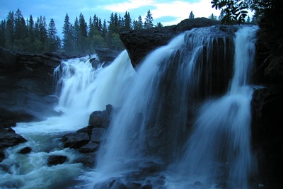 Wasserfall Ristafallet