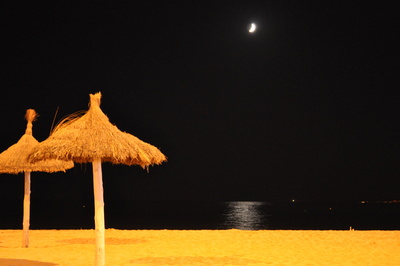 Strand by Nacht