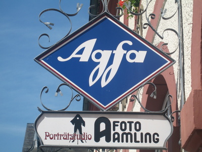 Agfa Fotoladenschild