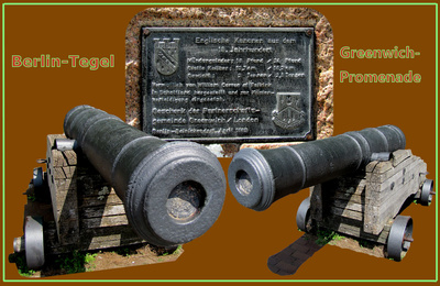 Tegel, Kanonen aus Greenwich