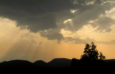 Das Gewitter zieht weiter