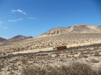 allein in der Wüste
