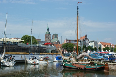 Hafenidylle in Stralsund