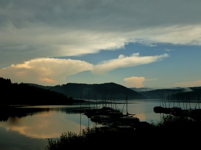 abendstimmung am biggesee