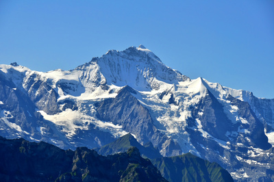 Jungfraujoch, Jungfrau und Silberhorn