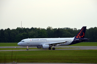 Brussels Airline on Runway