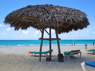 Sonnenschirm auf Cuba