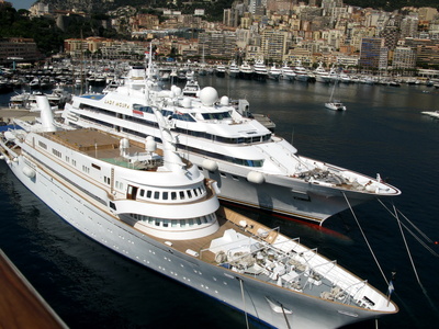 Luxusyachten in Monte Carlo