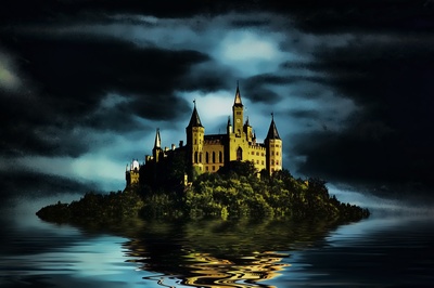 Burg Hohenzollern  mystisch