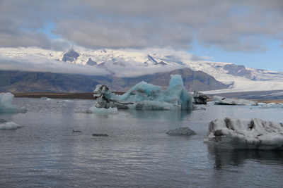 gletschersee in island