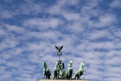 Himmel über Brandenburger Tor