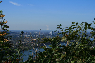 Blick auf Bonn vom Drachenfels