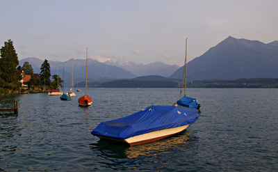 gestern Abend am Thunersee.....