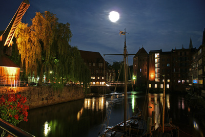 Hafen bei Nacht Hafen bei Nacht