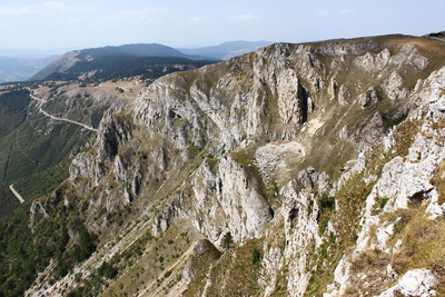 Die Felswände des Vlaić in Bosnien