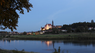 Meissen - Blick zur Albrechtsburg