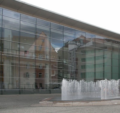 Glasfassade Neues Museum