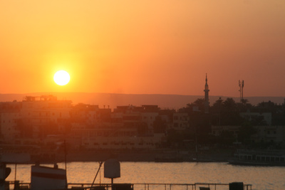 Noch ein Sonnenaufgang am Nil