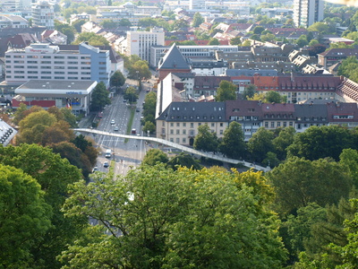 der Karlssteg in Freiburg