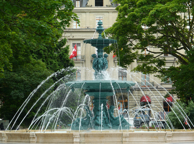 Prachtbrunnen in Genf