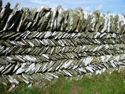 Steinmauer in Cornwall