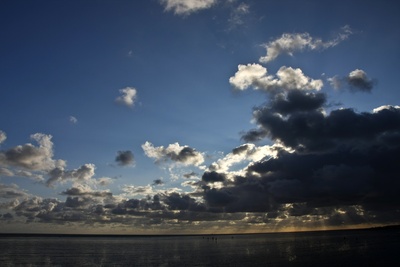 Wolken über der Nordsee