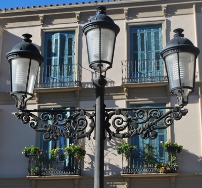 spanische Beleuchtung in Malaga