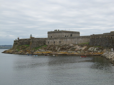 Burg von San Antón in La Coruna