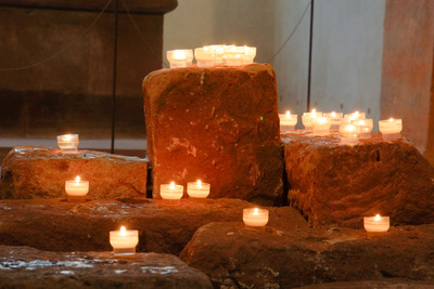 Kerzen in der Klosterkirche