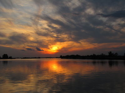 Cavallino Lagune Sonnenuntergang