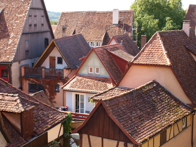 Dächer in Rothenburg ob der Tauber