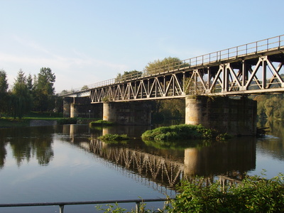 Eisenbahnbrücke in Rochlitz (Sachsen)