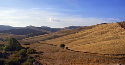 Fruchtbares Hinterland