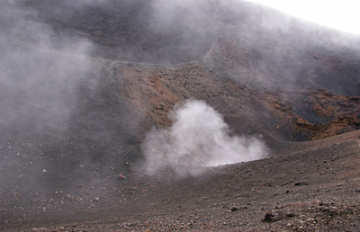 Rauch- oder Dampffahne des Vulkan Ätna