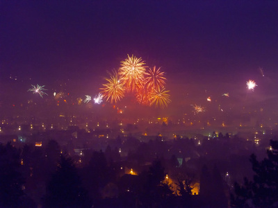 Silvesterfeuerwerk Graz