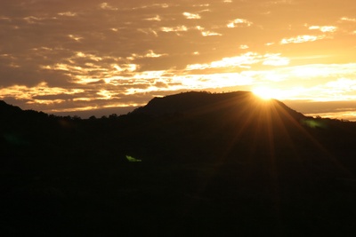 Sonnenaufgang über den Drakensbergen