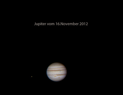 Jupiter mit Wirbelstürmen