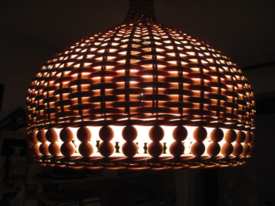 Lampenschirm mit vollem Licht