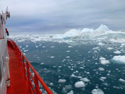 Eisberge vor Ilulissat  ( Grönland )