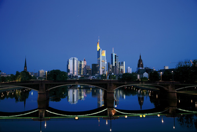 Frankfurt Skyline before Sunrise