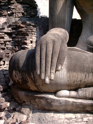 Hand des Buddha